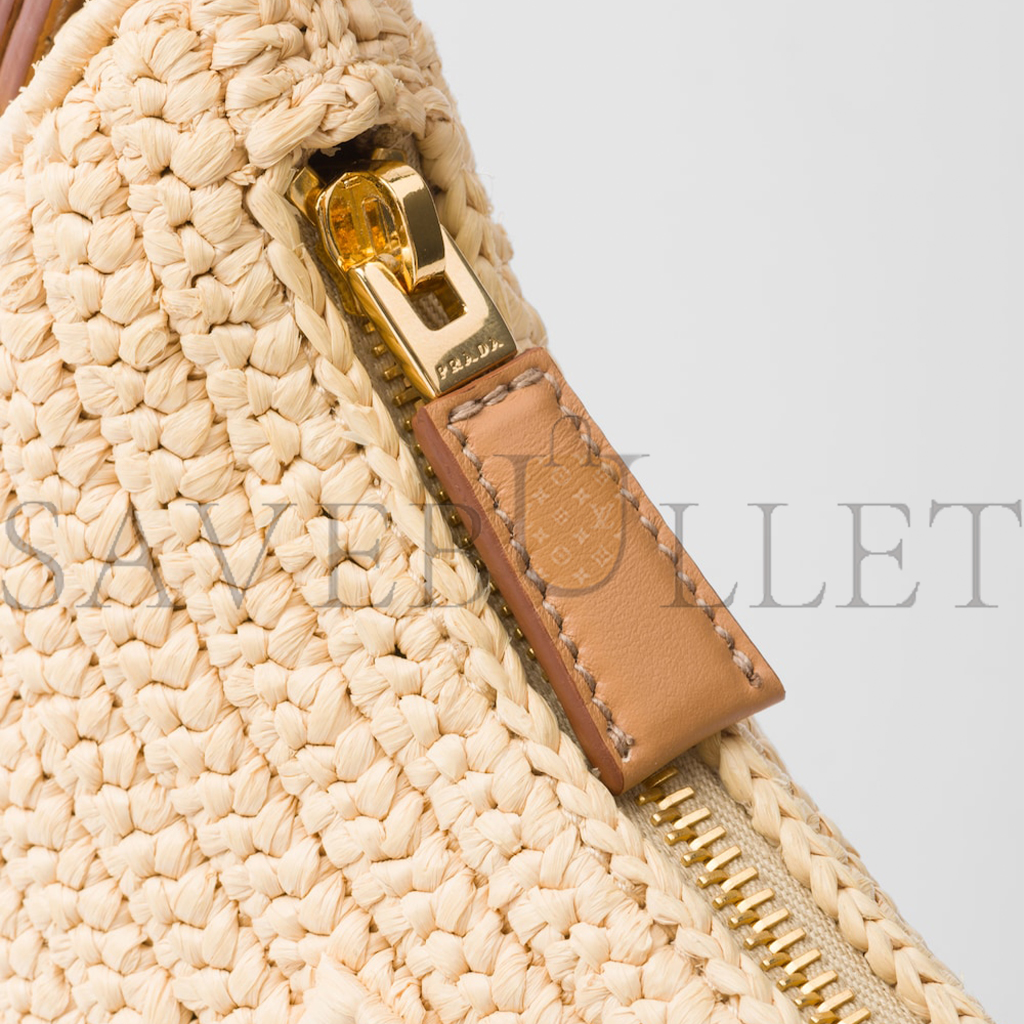 Pra*a Pra*a arquÉ crochet shoulder bag 1bc194 (22.5*18.5*6cm)